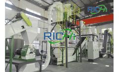 Biomass straw pellet device makes full utilization of straw