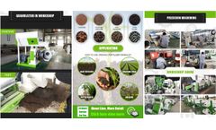 Organic plant food pellet making equipment production line