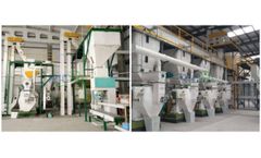 The fuel usage from biomass pellet mill