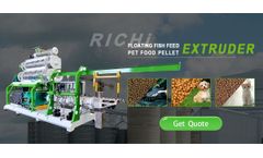 Floating fish feed making device as well as grinder cost