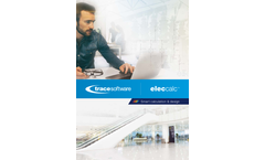 elec calc - Software for Low Voltage and High Voltage Electrical Installations Calculation Brochure