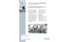 DPS - Model SGT-400 - Industrial Gas Turbine - Brochure