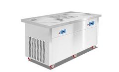 Newin - Model PF2R-6C - Double Round Pan Stir Fried Ice Cream Machine