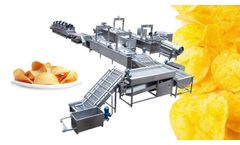 Full automatic potato chips processing line | large chips plant