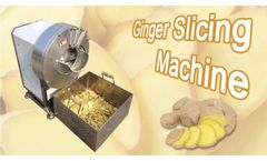 How to shred and slice the ginger ,potato? / slicer machine / ginger slicing machine / potato slicer - Video