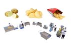 TZ - Model potato - 50kg small potato chips production line