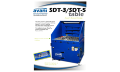 Avani - Model SDT 3 / 5 - Down Draft Table Brochure