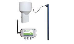 Evvos AquaCheck - Model UC2 - Irrigation Solution - Soil Monitoring With A 6-Depth Capacitance Probe and Rain Gauge