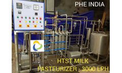 Automatic Milk Pasteurization Plant