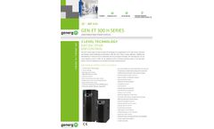 Generg - Model ET-300H(10-101kVA) - UPS System - Brochure