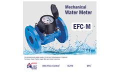 Elite Flow Control - Model EFC-M - Mechanical Water Meter
