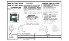 AirCare - Model ACC7015 - Field Configure Cleanroom Console - Brochure