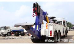 3 ton to 60tons Heavy duty Towing wrecker truck - Video