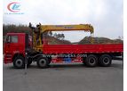 crane - Model CLW51607SD3 - SHACMAN 16ton truck mounted XCMG crane