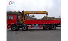 crane - Model CLW51607SD3 - SHACMAN 16ton truck mounted XCMG crane