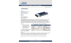 Aegis - Model VPX2703UC - Single Slot VPX Power Converter Card - Brochure