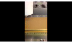 Close-up of HTX Spray on gold MTP Plate - Video