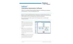 Hudson Robotics - Version SoftLinx - Laboratory automation scheduling software - Brochure