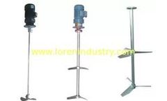 Loren - Model LJB 9 , LJB10 , LJB 11 Series - Upright Shaft Style Mixer