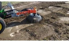 Weed brush for road sweeper - Video