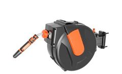 TS - Model 8001 20M - Auto Hose Reel Cart with Low Speed Function