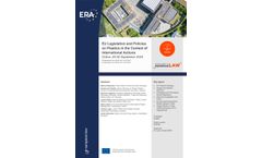 EU Legislation and Policies on Plastics in the Context of International Actions - Brochure