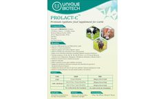 Prolact - Model C - Feed Additives Supplement - Brochure