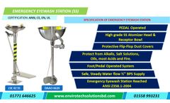 Unicare - Model LSE-02 SS - Emergency Eyewash Station in Bangladesh