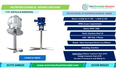 Total Envirotech - Model Agitator - Chemical Mixing Motor