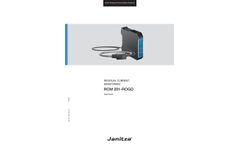 Janitza - Model RCM 201-ROGO - Residual Current Monitoring Devices- Brochure