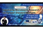 Optimising Microbiome Research using Gold Standard Methods - Webinar recording August 27, 2020- Video