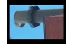 Waterjet Cutting Refractory Lines Stack from Power Plant - Video
