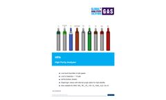 GAS - Model HPA - High Purity Gas Analyser/Trace Gas Analyser - Brochure