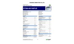 GTCAP - Model 48V 165F - Super Capacitor Modules with Large Power - Brochure