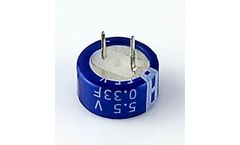 GTCAP - Model GTSE-5R5-104Z/C/V/H-0.1F 5.5V - Coin Type Super Capacitor Battery for Smart Meter