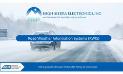 Road Weather Information Systems by High Sierra Electronics - Video