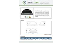 J&H - Model JH-DSL8W-27R - LED Decorative Wall Mount Light - Brochure