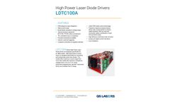 QS Lasers - Model LDTC100A Series - High Power Laser Diode Drivers - Datasheet