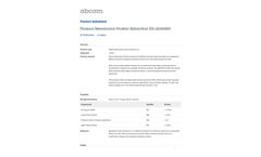 Abcam - Model ab65400 - Plasma Membrane Protein Extraction Kit - Brochure