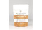 BPS - Real Mushrooms Plastic-Saving White Kraft Stand Up Pouch with Anti-Powder Zipper