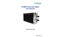 Horizon - Model H-300 PEM-300W-FCS-C300 - Air Cooled Stacks Fuel Cell Module -  Manual