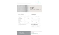 Uralkali White Fine Muriate of Potash (MOP) 62% K2O (Grade A) - Technical Data Sheet