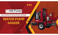 Top Features to Look for in a Reliable Water Pump Maker