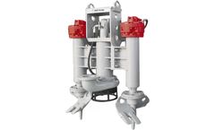 DAE Growler - Model 1000 - 4 Inch Hydraulic Dredge Pump with 2 Side Agitators