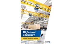 Demag - Model EKKE - Single-Girder Overhead Travelling Cranes - Brochure