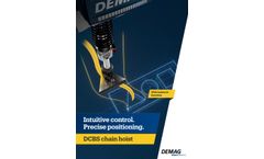 Demag - Model DCBS - Chain Hoist with Balancer - Brochure