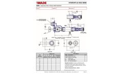 Wade - Model 8600 - Exposed Wall Hydrant - Brochure