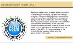 Definition - bioconcentration factor (BCF)- Video