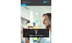 CloudSense - Enterprise Configure Price Quote (CPQ) Software - Brochure
