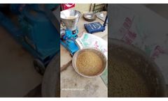 Small Wood Pellet Mill Press Machine Making Wood Biomass Pellet - Video